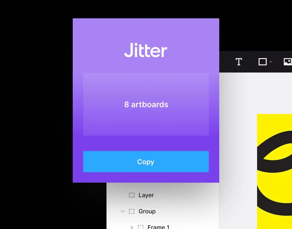 Jitter artboards